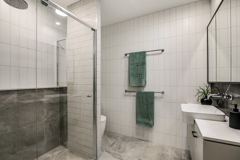 Bathroom Shower With Tiled Walls — Just Plumbing Group Pty Ltd In Toowoomba, QLD Bathroom Shower With Tiled Walls — Just Plumbing Group Pty Ltd In Toowoomba, QLD